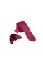 1st Quality Special Patterned Tie Handkerchief Set - Red