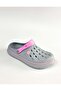 Gray Pink Women's Hospital Home Cross Closed Front Eva Slippers - Gray - 36