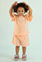 Girl's Ruffled Daisy Printed Shorts Double Suit - 3