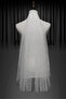1 Meter Pearl Veil - Wedding Dress Accessory, Wedding Veil, Pearl Detailed Veil