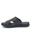 Taşpınar 02 100% Genuine Leather Inside and Outside Full Orthopedic Men's Summer Comfortable Slippers 40-45 - 4