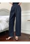 Women's Stretch Fabric Hook-and-Loop Waist Closure Palazzo Pants - 6