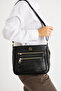 SN 1399 WOMEN'S ARM BAG MULTI-COMPARTMENT SHOULDER BAG BLACK - 2