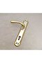 Sultan Titanium Satin Mirrored Yale Steel Door Handle 1 Set