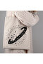 Organic Printed Raw Cloth Shoulder Bag 35x40 - 2
