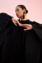 Nihan Peker Design Bow Collar Pleated Cloak Tunic X9226az22sm - 4