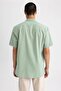 Regular Fit Polo Collar Short Sleeve 100% Cotton Shirt M9432az23sp - 6