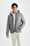 Fit Slim Fit Hooded Puffer Coat