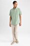 Regular Fit Polo Collar Short Sleeve 100% Cotton Shirt M9432az23sp - 2