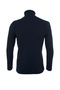 Lacivert Slim Fit Pamuklu Balıkçı Yaka Fitilli Örgü Kazak TMNAW20MG0031 - 10