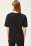 Women's Black Eye Printed Foil Detailed T-Shirt TSH-19000770 - 5