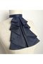 Florence jabot collar victoria era tie black - 7