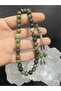 Certified Serpentine Natural Stone Rosary AAA Quality - 5