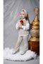 Girl's 3-Piece Knitwear Set with Hair Band, Trousers, Open Sides and Tie Detail, Openwork Knitted Sweaters - 3