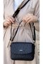 COPY - JUSTPOLO WOMEN'S BLACK ORIGINAL LACOS 3 COMPARTMENT SHOULDER AND CROSSBODY BAG - 2