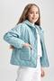 Girl's Hooded Quilted Coat Y9840a623sp - 4