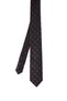 Black Patterned Classic Micro Tie - 2