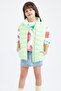 Girl's Stand Collar Puffer Vest Z3940a623sp - 3