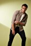 Modern Fit Polo Collar Textured Long Sleeve 100% Cotton Shirt W7832az23sp