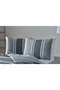 Easy Cotton Duvet Cover Set Listra Double - Gray - 3