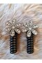 Crystal Stone Daisy Model Twisted Spring Pasta Buckle (2 pieces) - 2
