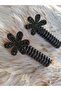 Crystal Stone Daisy Model Twisted Spring Pasta Buckle (2 pieces) - 7