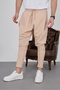 Trousers Stone Color Shalwar Elastic Waist Darpaça - 6