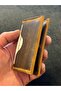 Minimal Card Holder Handmade Genuine Leather with 6 Cards and Coin Compartment - 2