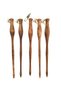 Handmade copperplate obliq pen handle-brown tumbled tones-Gardenwood - 3