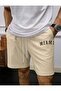 MYDARK NEW SEASON Men's MİAMI PRINTED SHORTS - 4