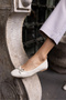 LUMBO WOMEN BEIGE REAL LEATHER SHOES - 7