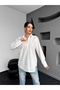 White Poplin Plain Shirt - 2