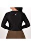 Long Sleeve Crop Sportsman Black T-shirt Hlv1338u - 5
