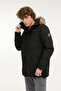 M-SN54 FREDDY COAT 2PR معطف طويل أسود للرجال