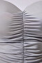 Women's White Gray Color Block Knitted Blouse KJ00005 - 4