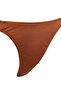 Brown Gathered Brazilian Bikini Bottom TBESS24BA00112 - 9