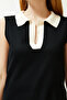 Ekru Polo Yaka T-Shirt Görünümlü Bluz TWOSS24BZ00273 - 7