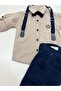 Boy / Suspenders And Bow Tie / Shirt Trousers / Boy's Suit - 3