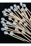NO:28 - 50 pcs Decorative Beaded Promise Engagement Birthday Party Cupcake Mevlüt Ornament Toothpick - 2
