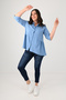 Women's Large Size Frill Detailed Shirt 1720-24