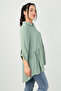 Women's Large Size Frill Detailed Shirt 1720-24 - 7