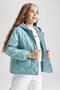 Girl's Hooded Quilted Coat Y9840a623sp