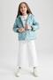 Girl's Hooded Quilted Coat Y9840a623sp - 2