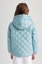 Girl's Hooded Quilted Coat Y9840a623sp - 7