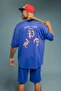 Fit Oversize Fit Back Printed Short Sleeve T-Shirt Z5604az23sm