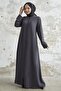 Ferace with Stone Robe Detail - Anthracite - 4