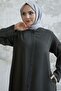Ferace with Stone Robe Detail - Khaki - 2