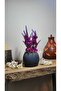 Lavender Artificial Plant in a Pot with Real Moss 22 cm Decorative Bathroom Kitchen Table Flower - 8