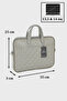 Macbook Air Pro 13.3" & 14" Inch Compatible Beige Laptop Briefcase - 2