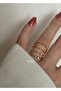 4 Striped STONE RING